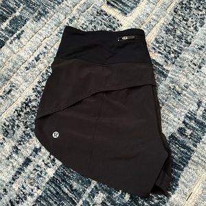 Black Sz 8 Speed Up Lululemon Shorts